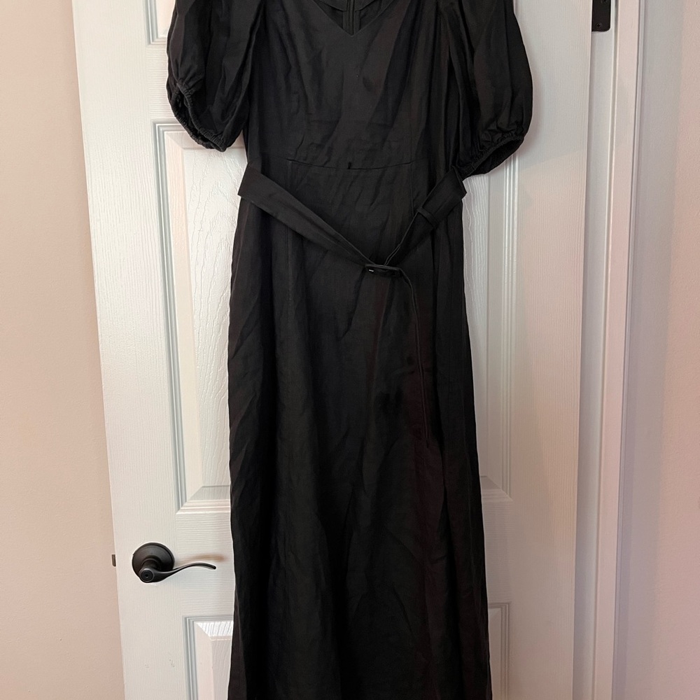& Other Stories Black Long Sleeve Dress